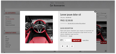 NopGear nopCommerce Theme - Product Box Quick View