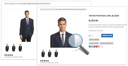 Product Image Zooming