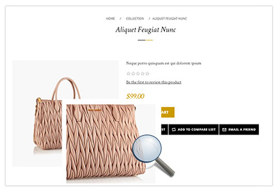 Product Image Zooming