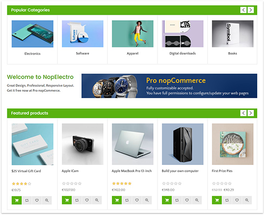 Interactive Product Carousels