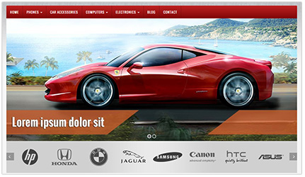Homepage Brands Slider
