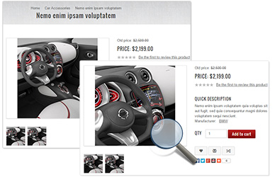 Products Image Zooming