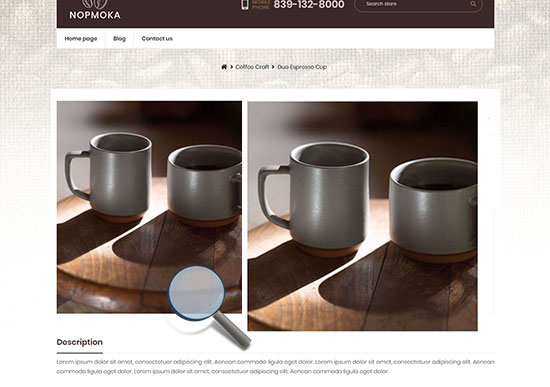 Product Image Zooming