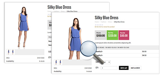Products Image Zooming